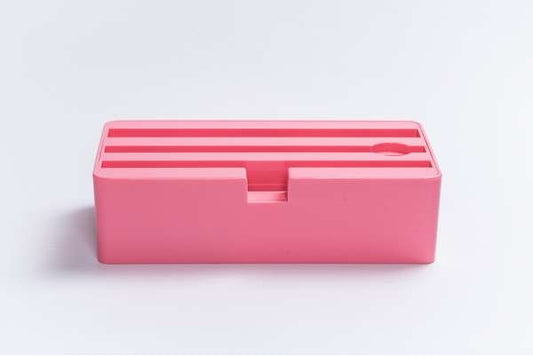 ALLDOCK D-Dock Ladestation mit Netzteil 4xUSB pink