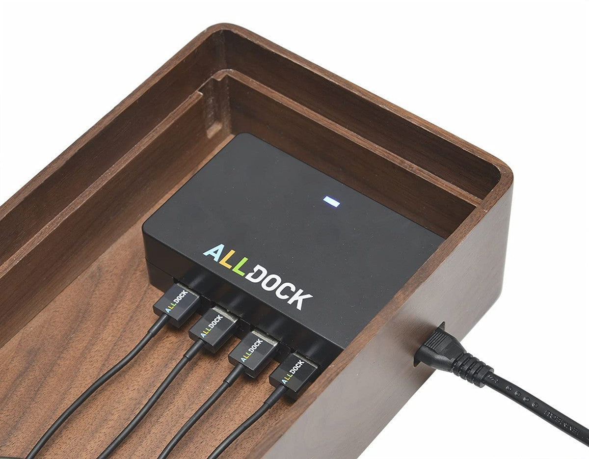 ALLDOCK 080656 Ladekabel Micro USB & USB 35cm blk