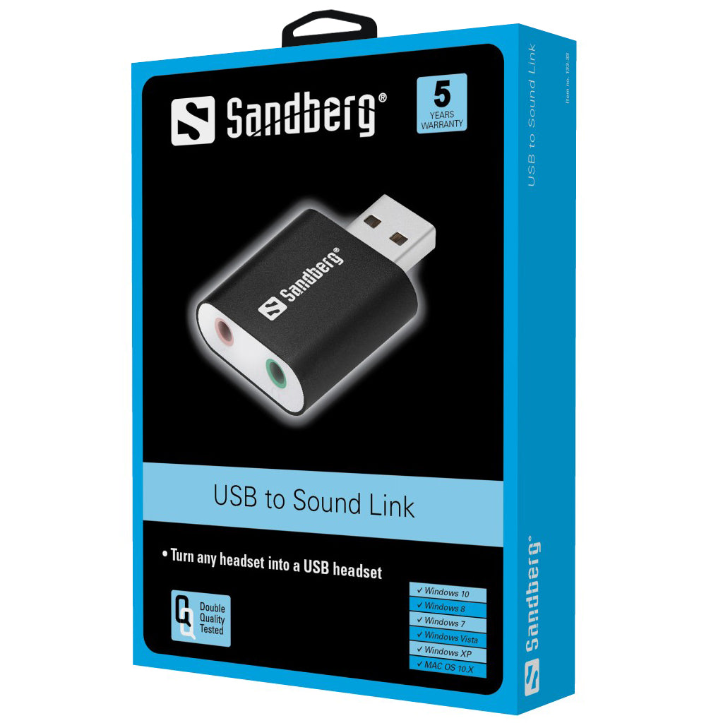 SANDBERG USB to Sound Verbindung