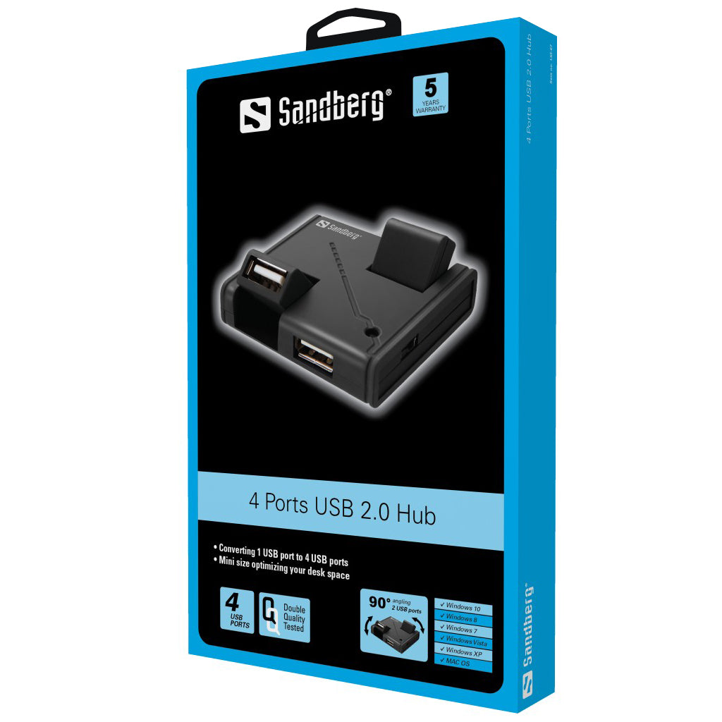 SANDBERG USB Hub 4 Anschlüsse