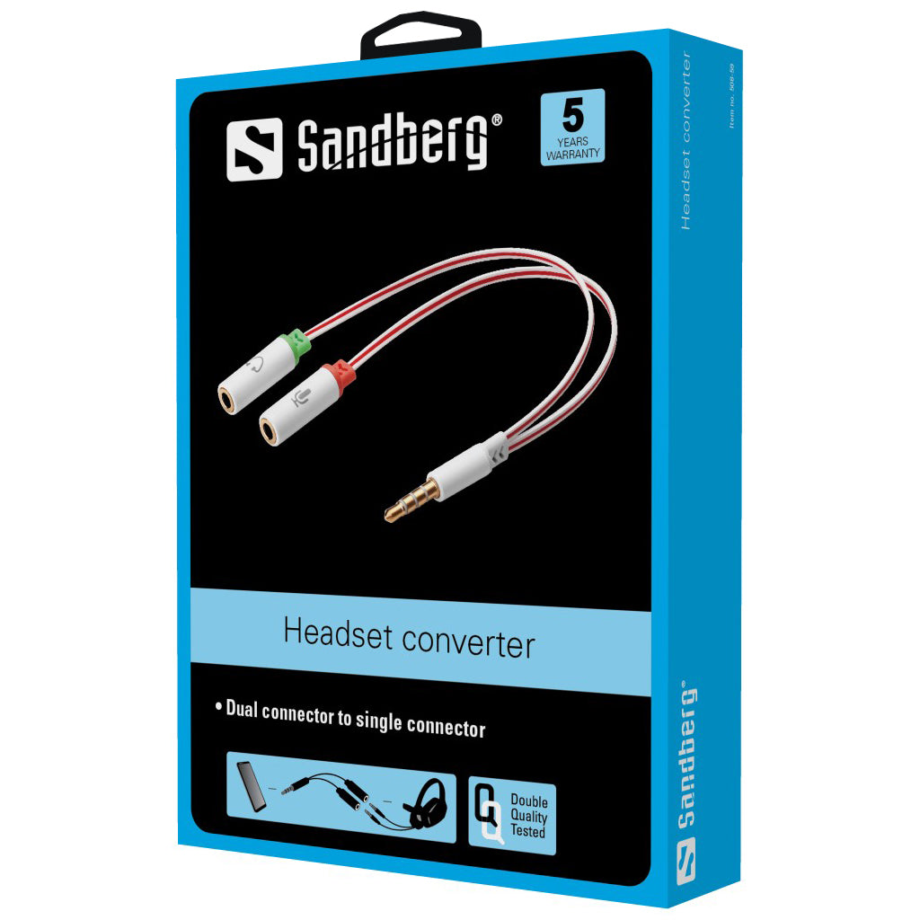 SANDBERG headset converter dual-simple