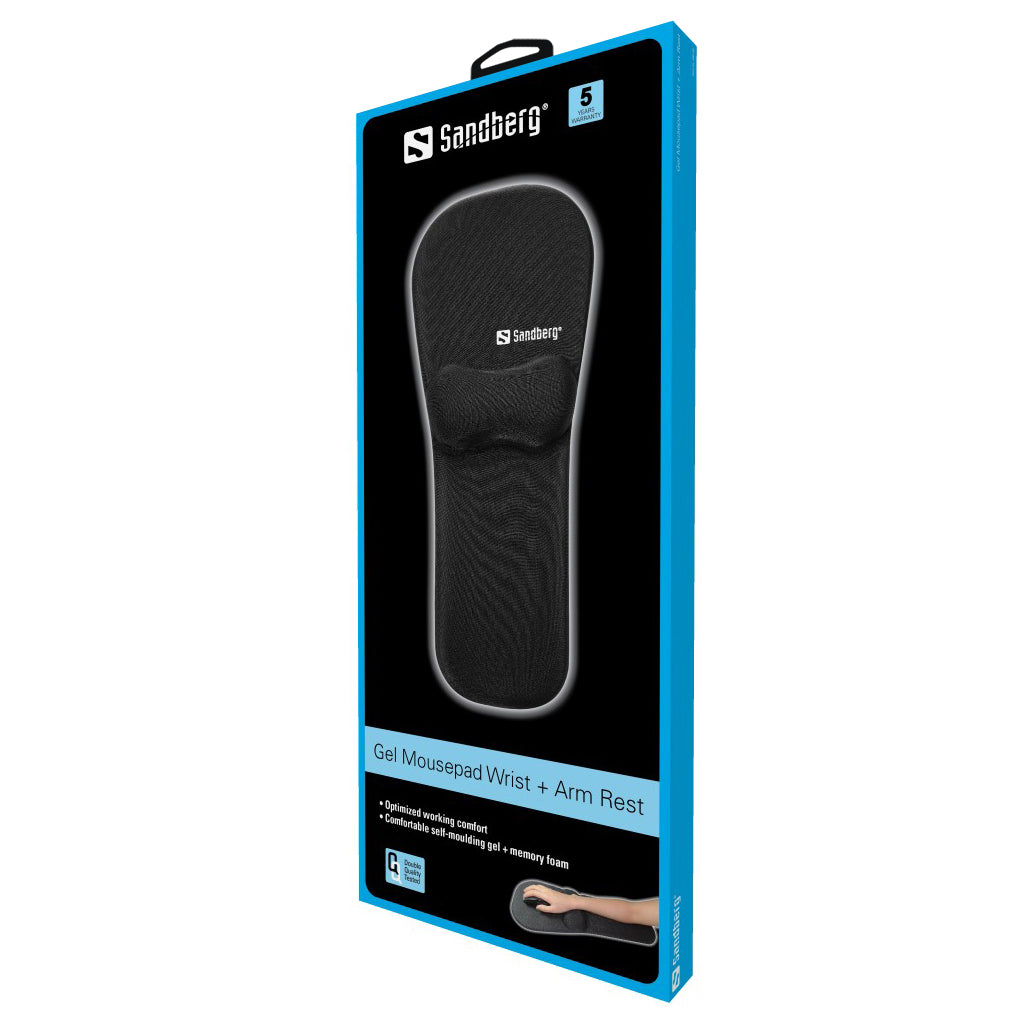 SANDBERG Mousepad mit Handgelenk Armlehne