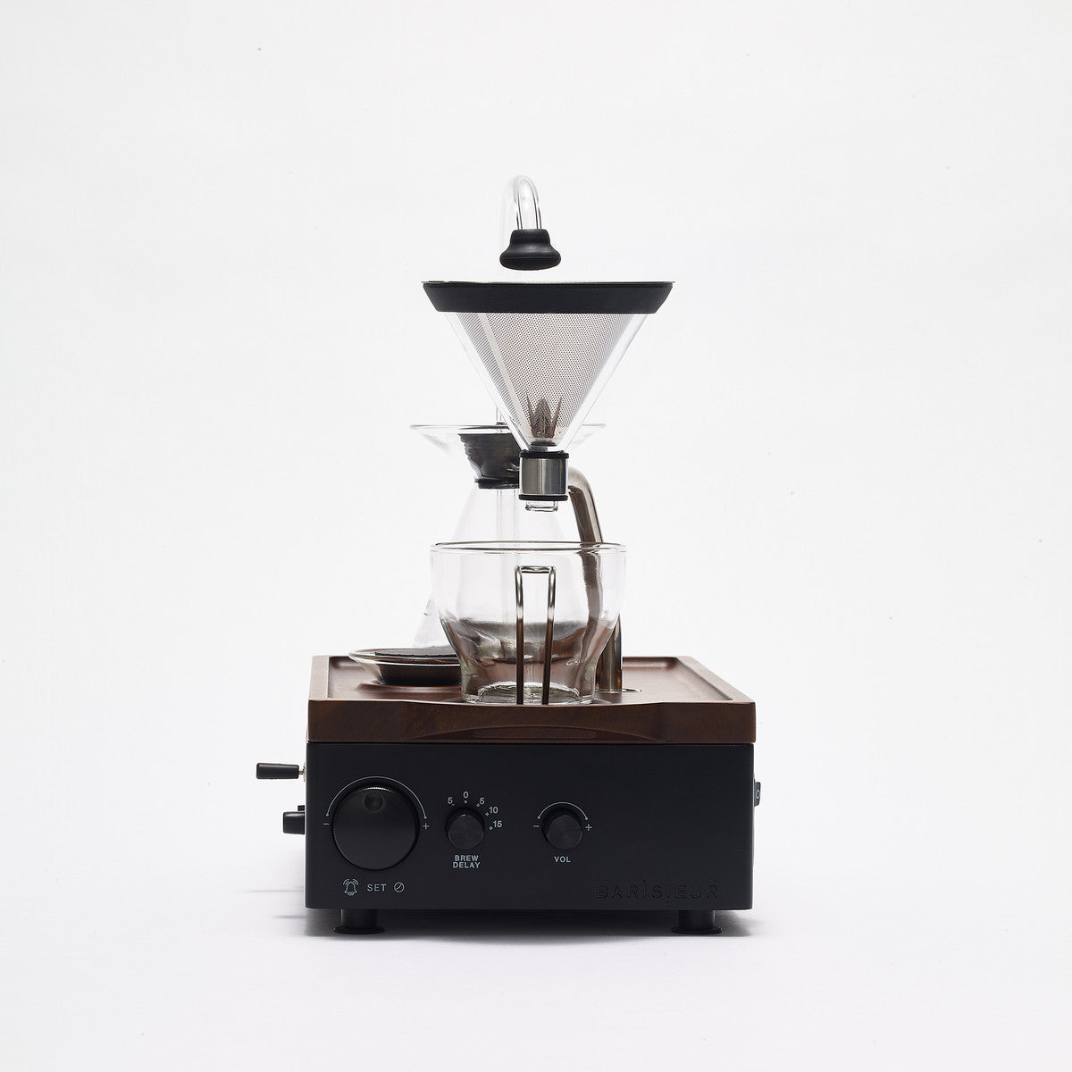 BARISIEUR Design Kaffeemaschine Tee Timer schwarz