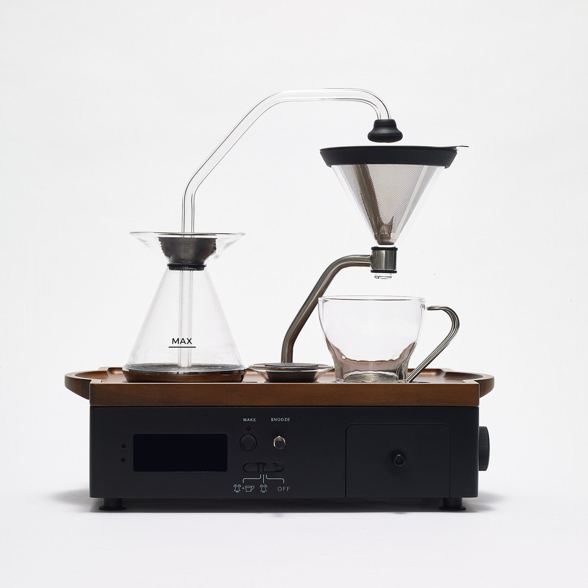 BARISIEUR Design Kaffeemaschine Tee Timer schwarz