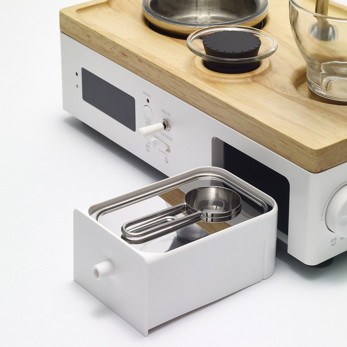 BARISIEUR Design Kaffeemaschine Tee Timer weiß