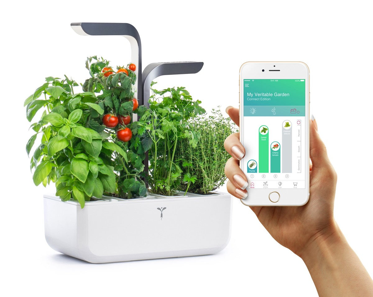 VERITABLE CONNECT indoor garden gray incl. 4 packs