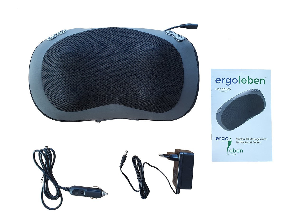 Ergoleben Shiatsu 3D Massagekissen Nacken & Rücken