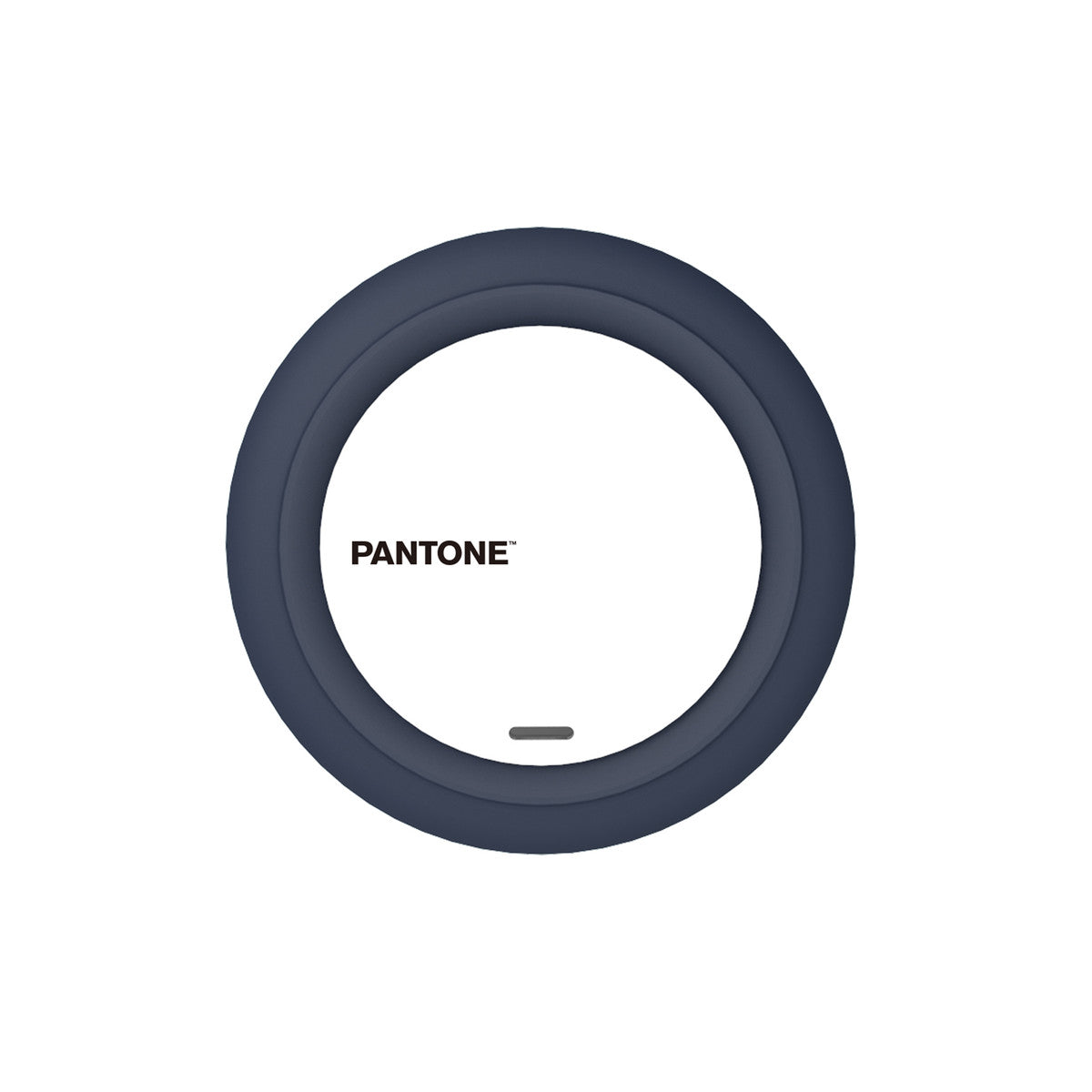 PANTONE QI Charger Kabellos Ladegerät navy | einfaches Aufladen ohne Kabel | Gesamtleistung 7,5 W | LED Ladeanzeige