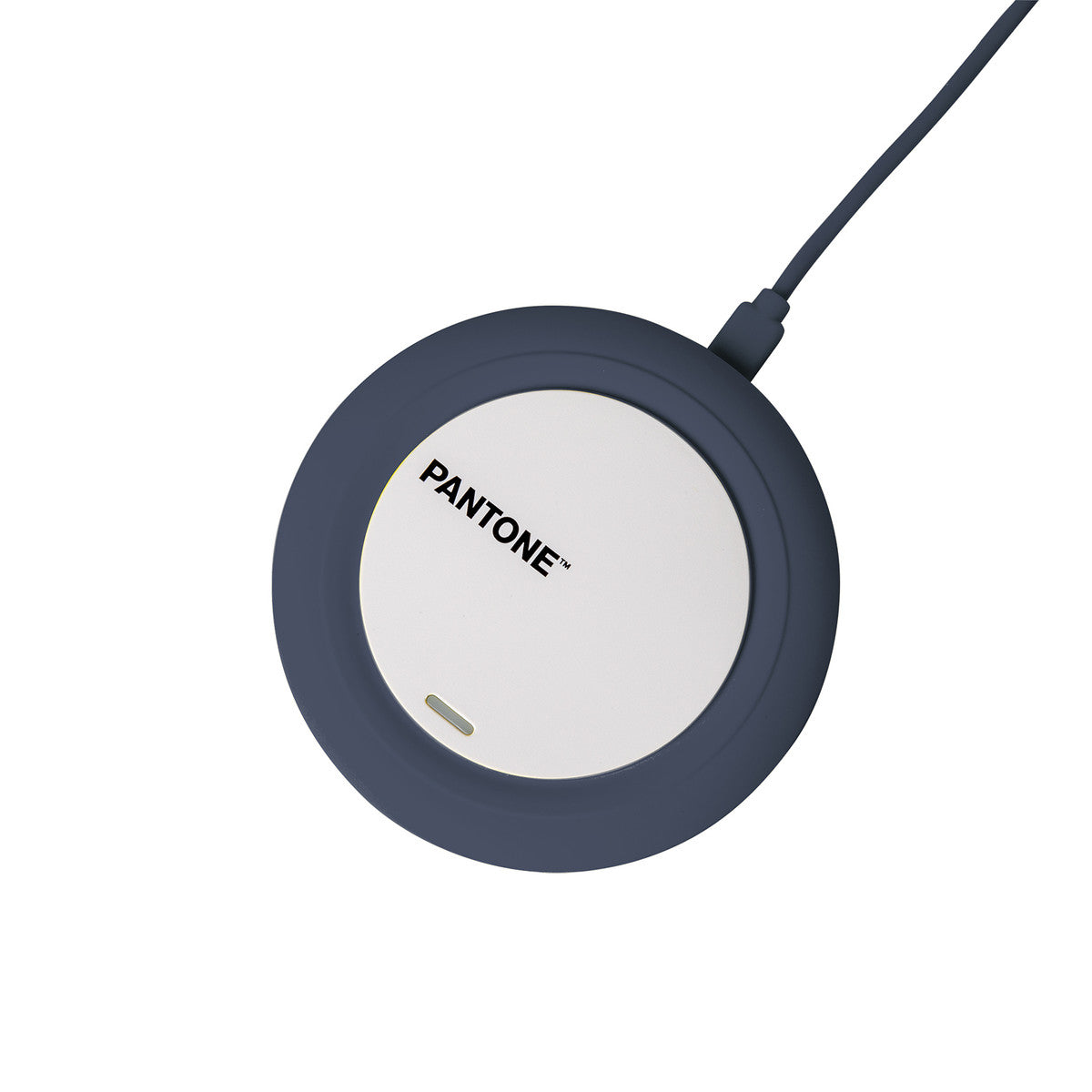 PANTONE QI Charger Kabellos Ladegerät navy | einfaches Aufladen ohne Kabel | Gesamtleistung 7,5 W | LED Ladeanzeige