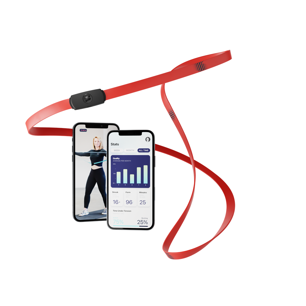 STRAFFR Sport Fitness Band with app strong