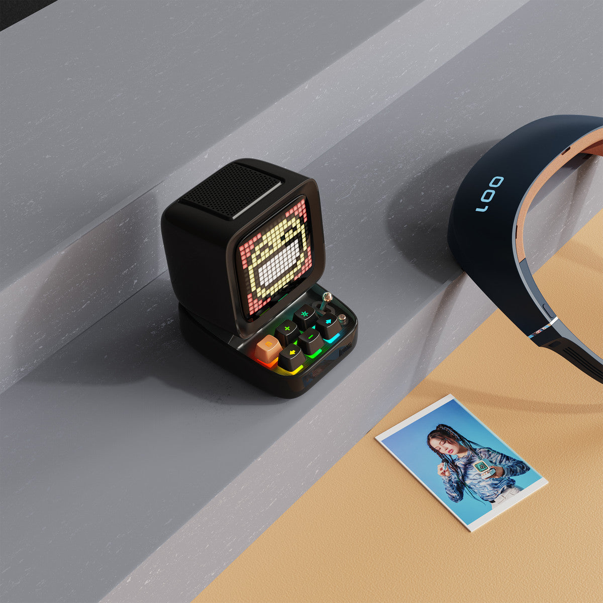 DIVOOM Ditoo Pro Bluetooth Lautsprecher schwarz