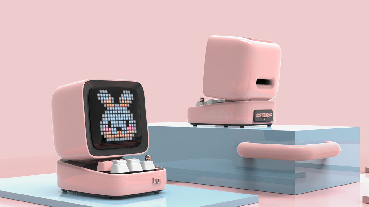 DIVOOM Ditoo Pro Bluetooth Lautsprecher pink