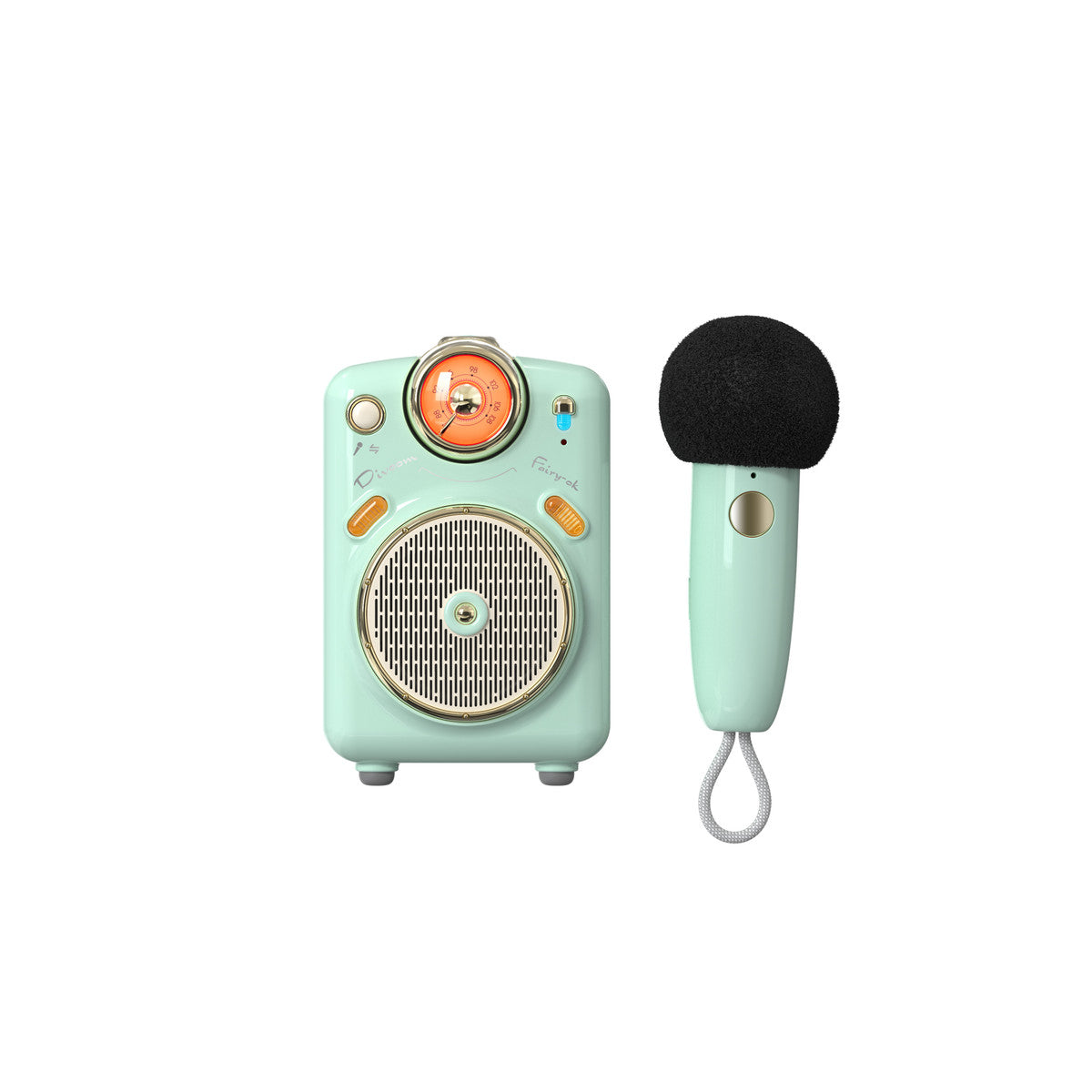 DIVOOM Fairy-OK BT speaker with microphone green
