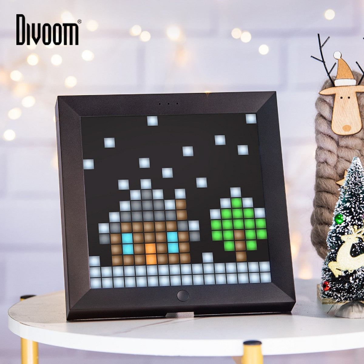 DIVOOM Pixoo picture frame adjustable pixels