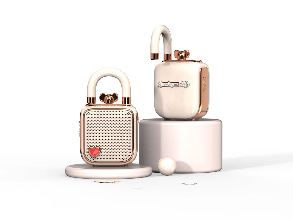 DIVOOM LoveLock Speaker mit Mikro pink