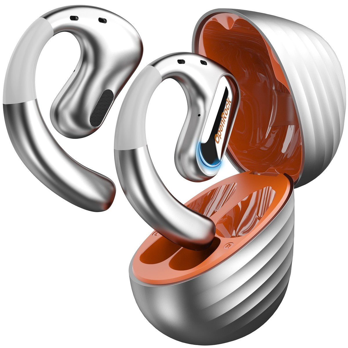 ONEODIO OpenRock Pro Open Ear Kopfhörer silber