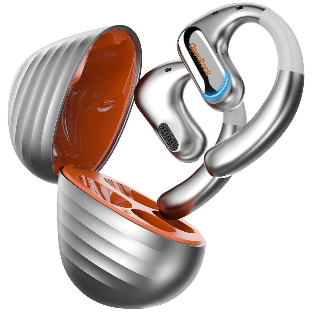 ONEODIO OpenRock Pro Open Ear Kopfhörer silber