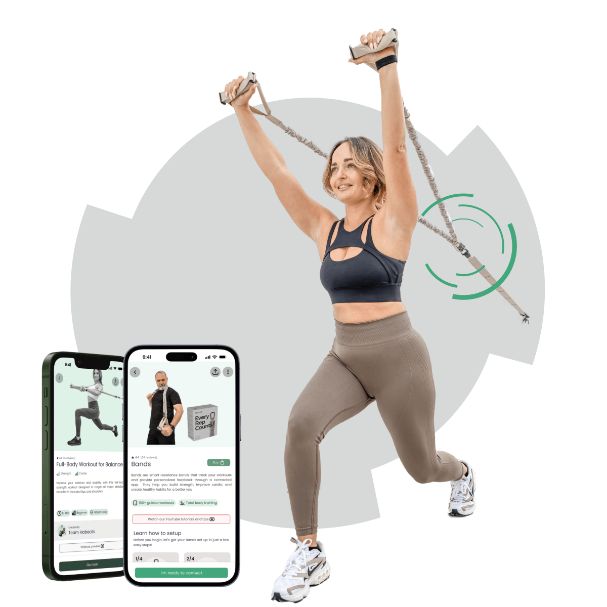 HYGEAR Smart Fitness Band Desert