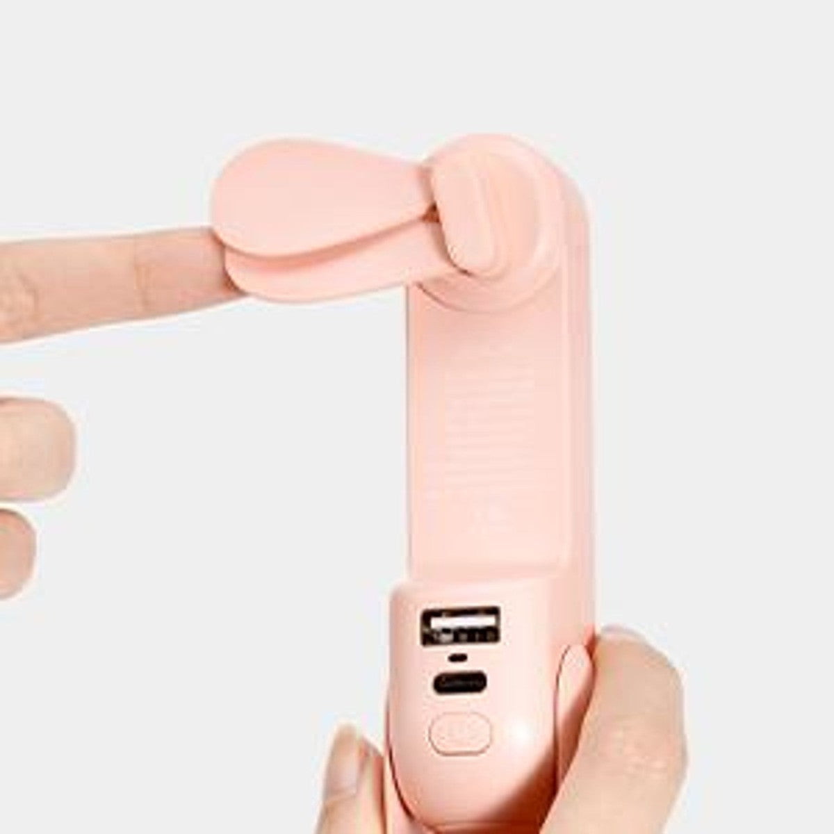 JISULIFE F8 Mini Handventilator 3-in-1 Rosa
