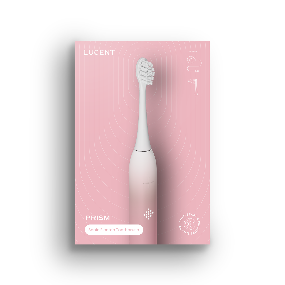 LUCENT Prism Elektrische Schall Zahnbürste pink
