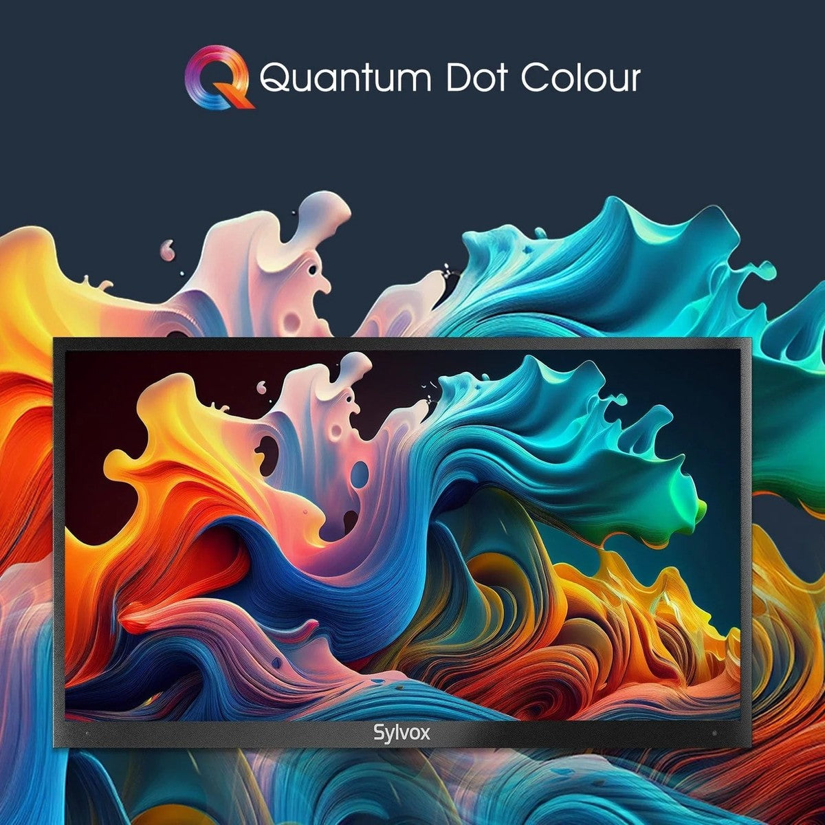 SYLVOX 165 cm / 65´´ Teilsonne Outdoor Google QLED