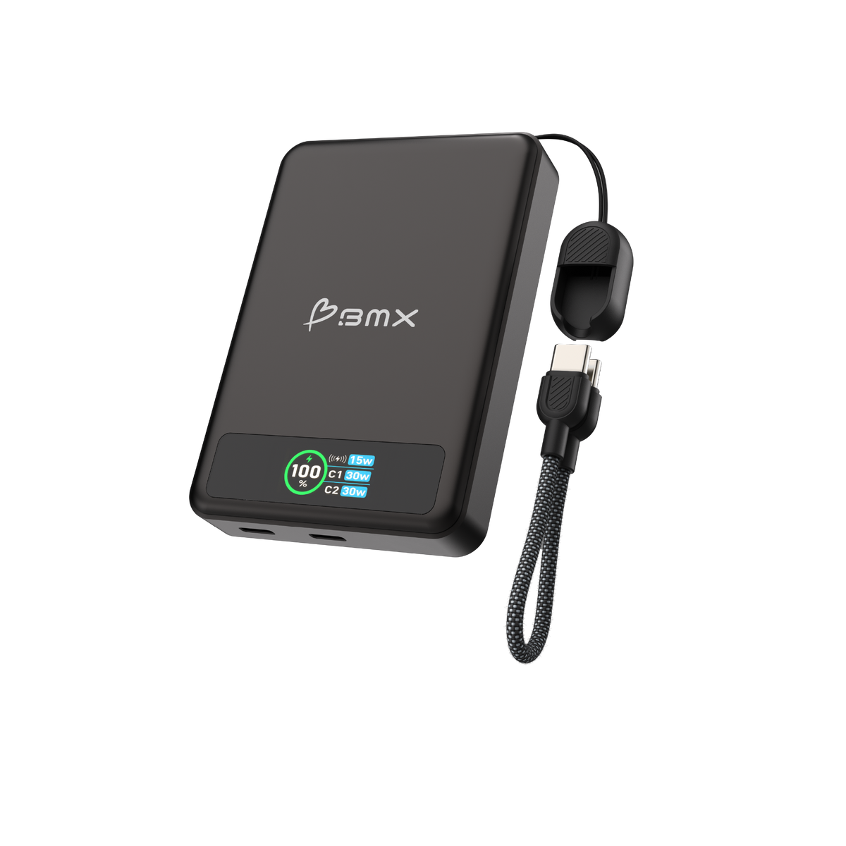 BMX SolidSafe 10K Solid-State Magnet Powerbank Sch