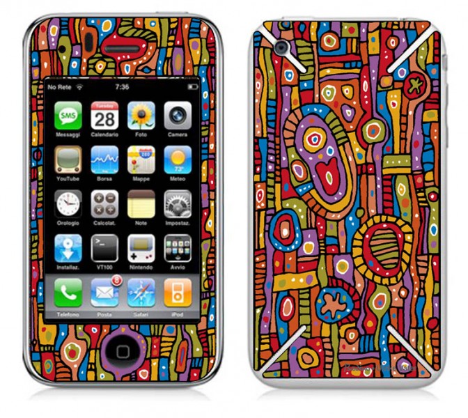BODINO SuperSkin iPhone 3G/3GS ORGANIC PATTERN