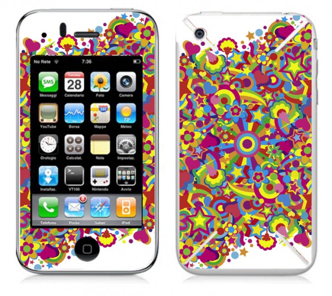 BODINO SuperSkin iPhone 3G/3GS MONTEREY POP
