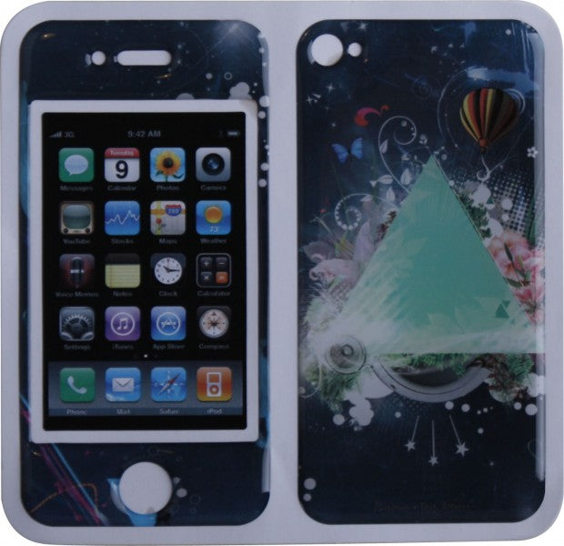 BODINO SuperSkin iPhone 4 FLOWERTRIANGLE