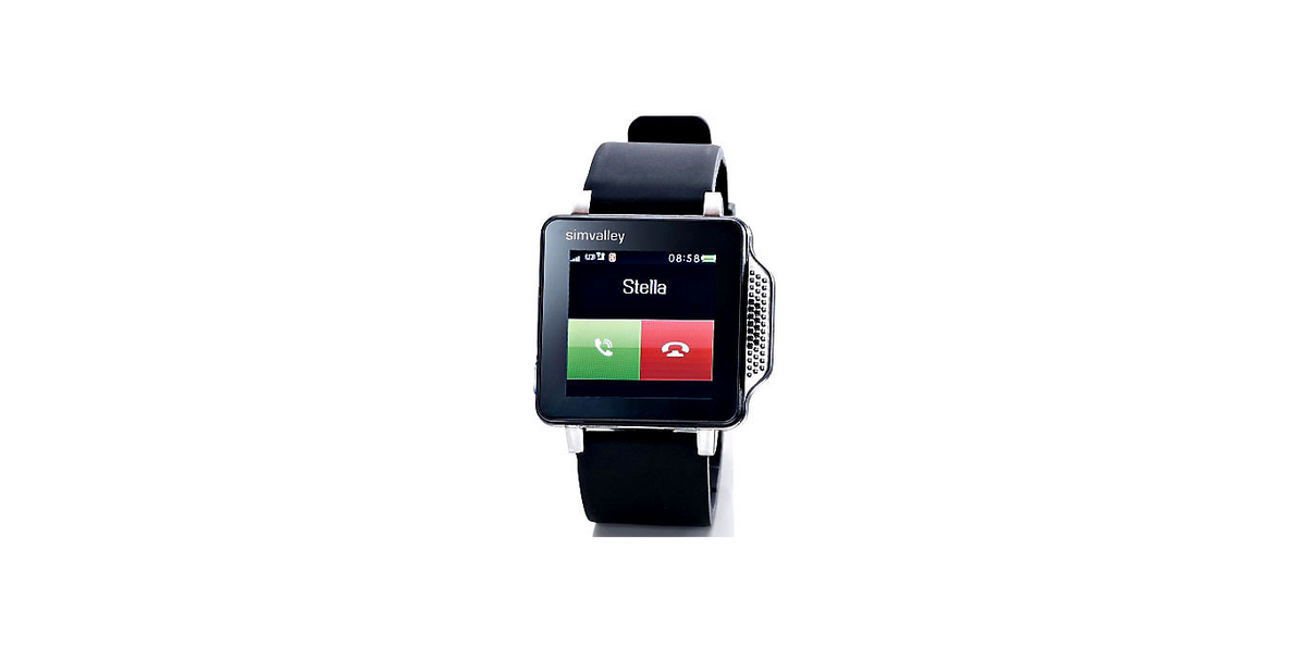 Handyuhr mit Mediaplayer Simvalley PW-315