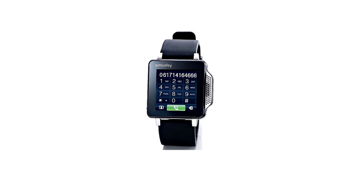 Handyuhr mit Mediaplayer Simvalley PW-315