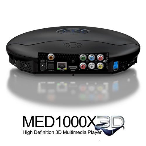 MEDE8ER Media Player MED1000X3D-BLK