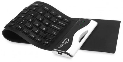 Media-Tech faltbare Tastatur, Keyboard Schwarz MT1239K