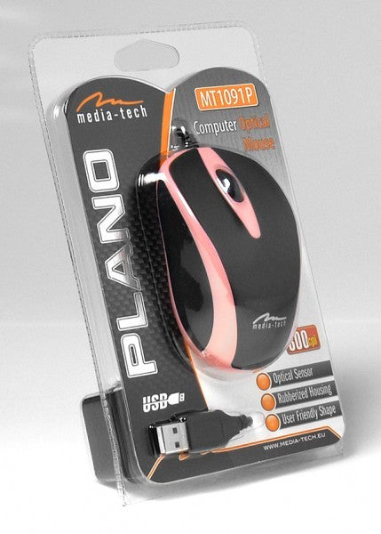 Media-Tech optische Maus MT1091P Pink