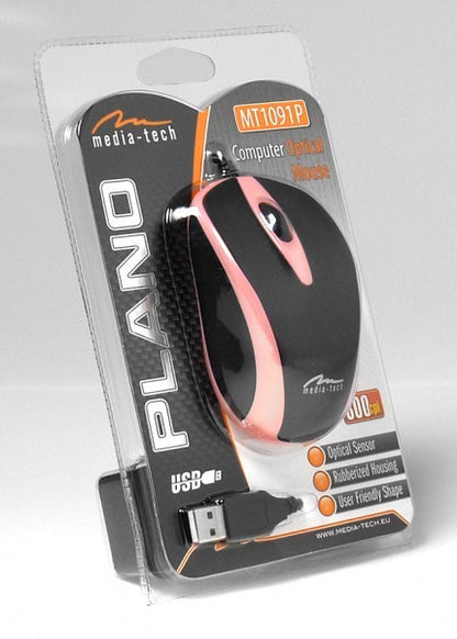 Media-Tech optische Maus MT1091P Pink