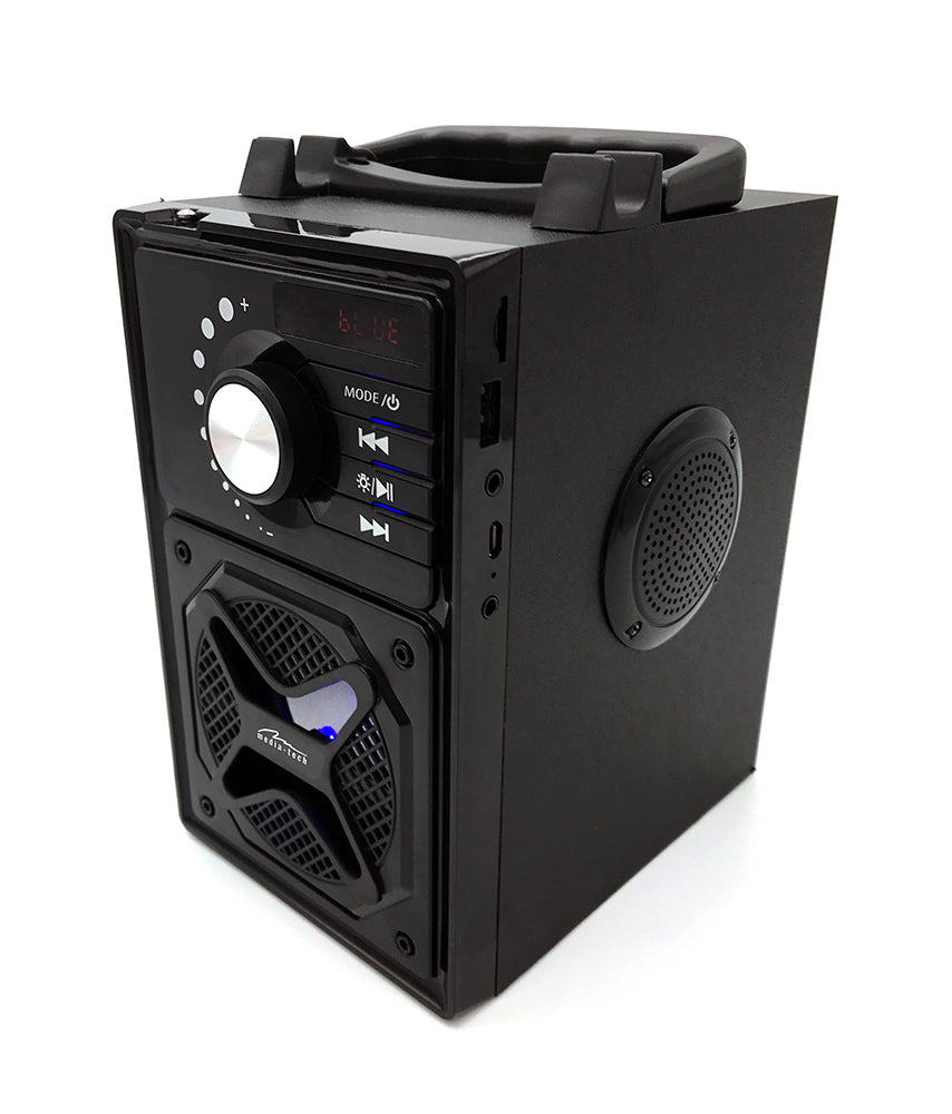 Media-Tech BOOMBOX BT NEXT MT3166 drahtloser Bluetooth-Lautsprecher mit integriertem Subwoofer