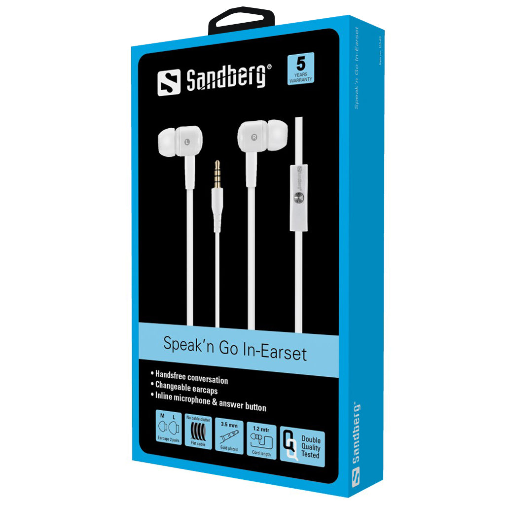 SANDBERG Speak'n Go In Earset Weiss