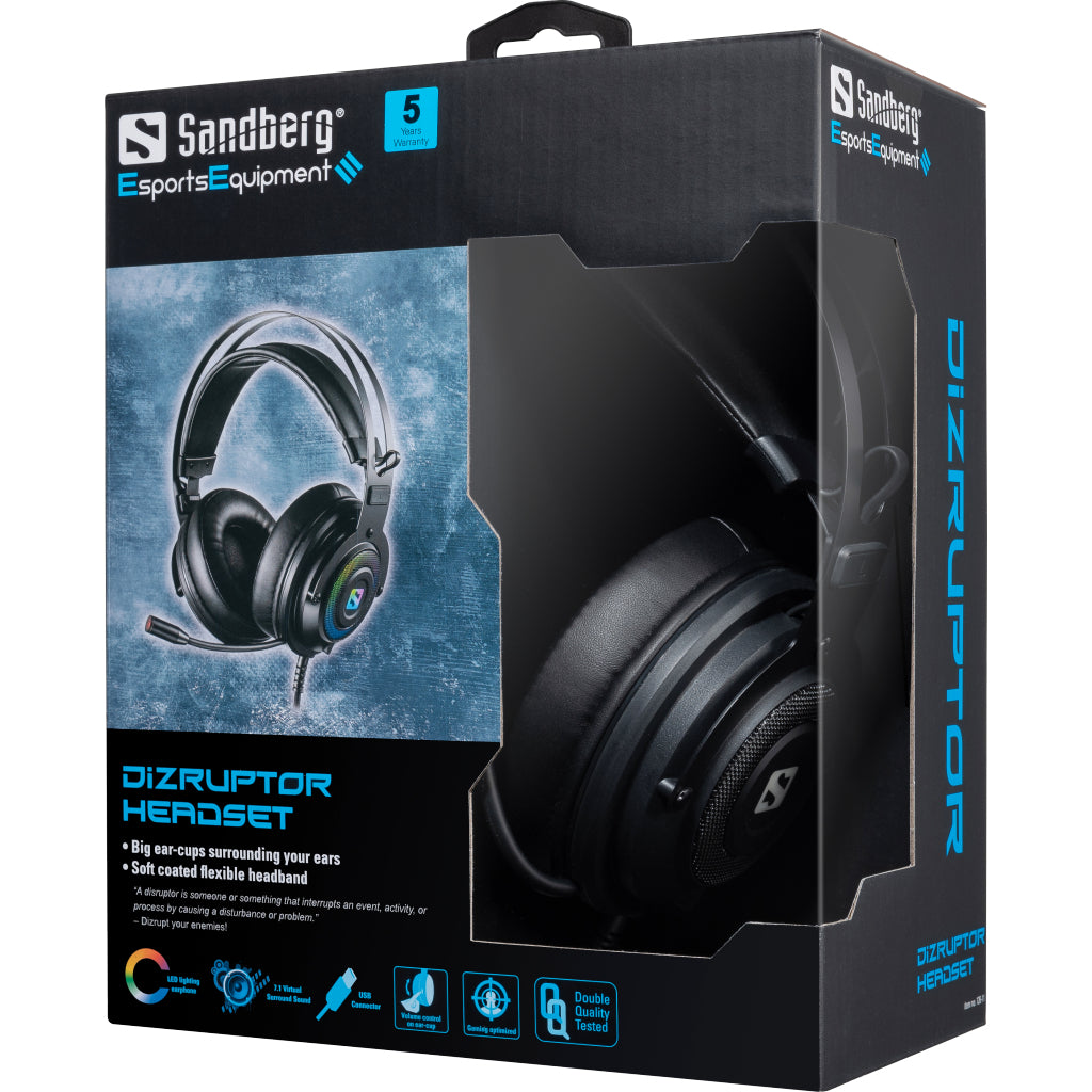 SANDBERG Dizruptor Headset USB 7.1