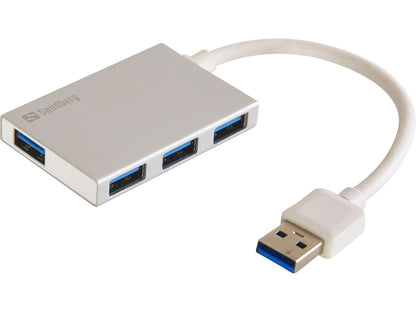 SANDBERG USB 3.0 Pocket Hub mit 4 Anschlüssen