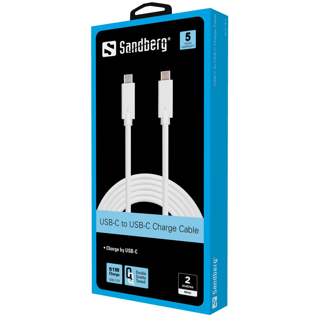 SANDBERG USB C Ladekabel 2M, 60W