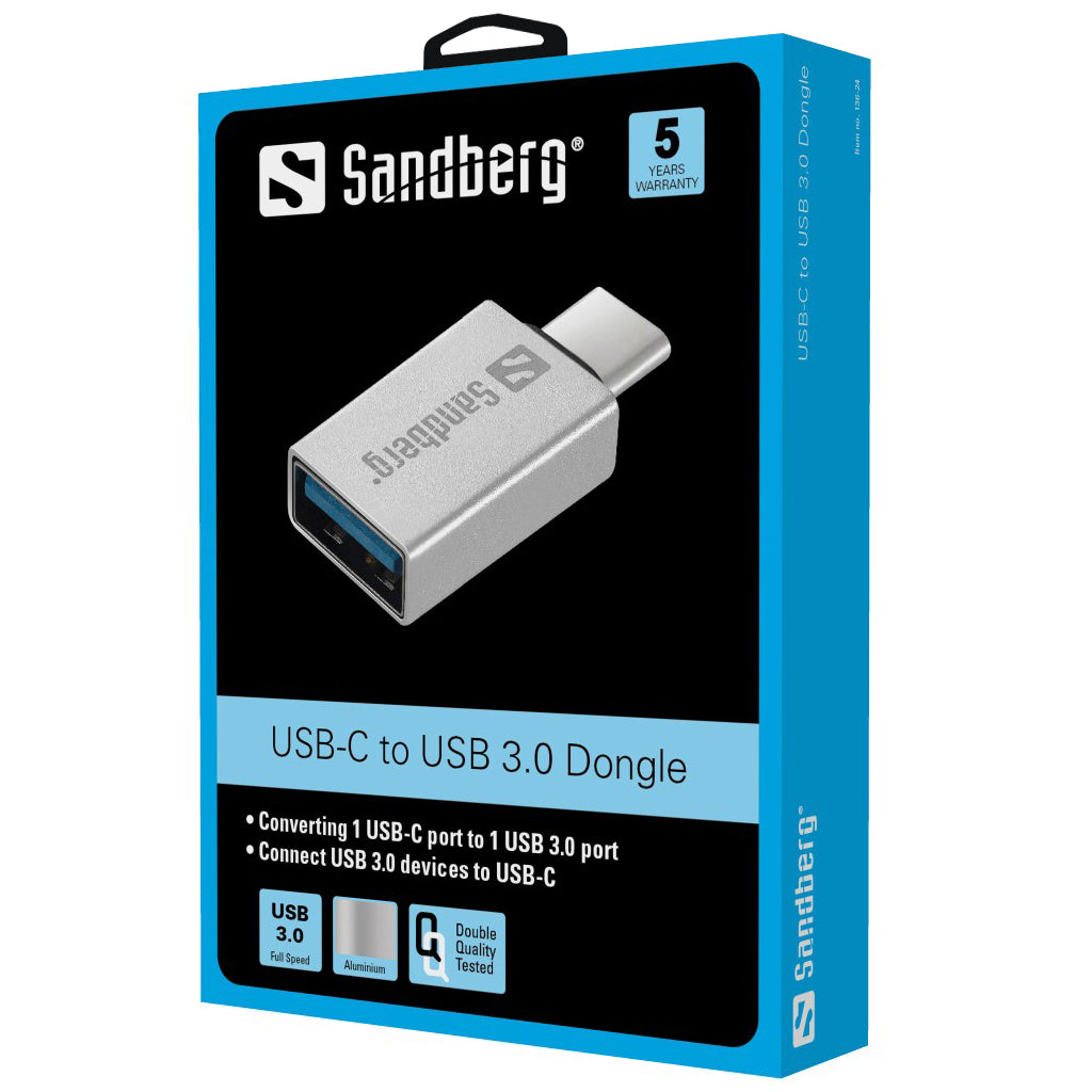 SANDBERG USB C auf USB 3.0 Dongle