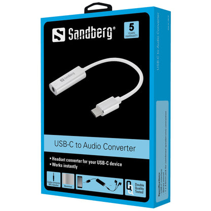 SANDBERG USB C Audio Adapter