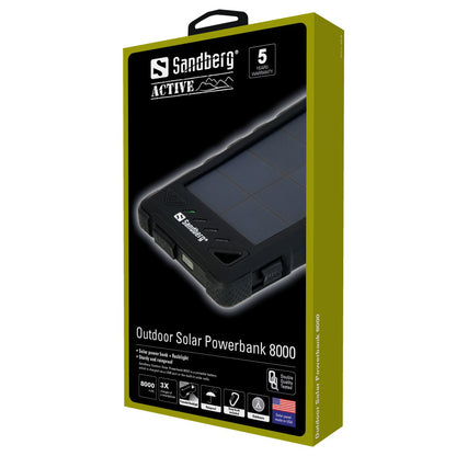 SANDBERG Outdoor Solar Powerbank 8000