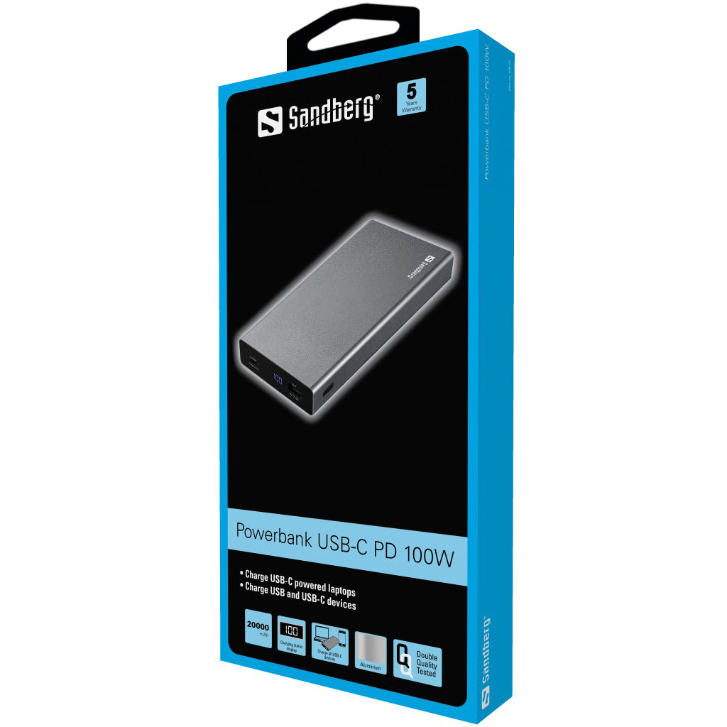 SANDBERG Stromversorgung USB-C PD 100W 20000