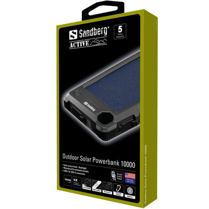 SANDBERG Outdoor Solar Power Bank 10000