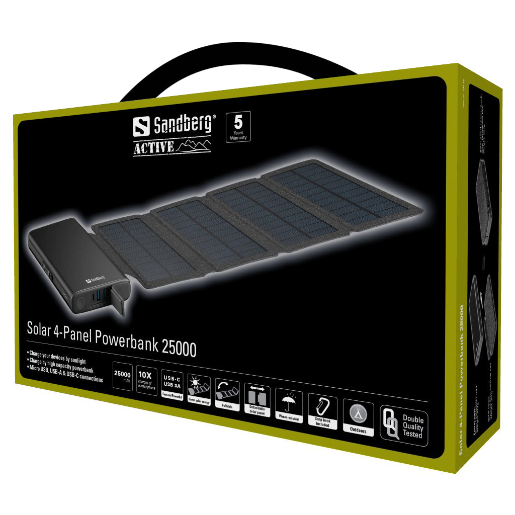 SANDBERG Solar 4-Panel-Strombank 25000