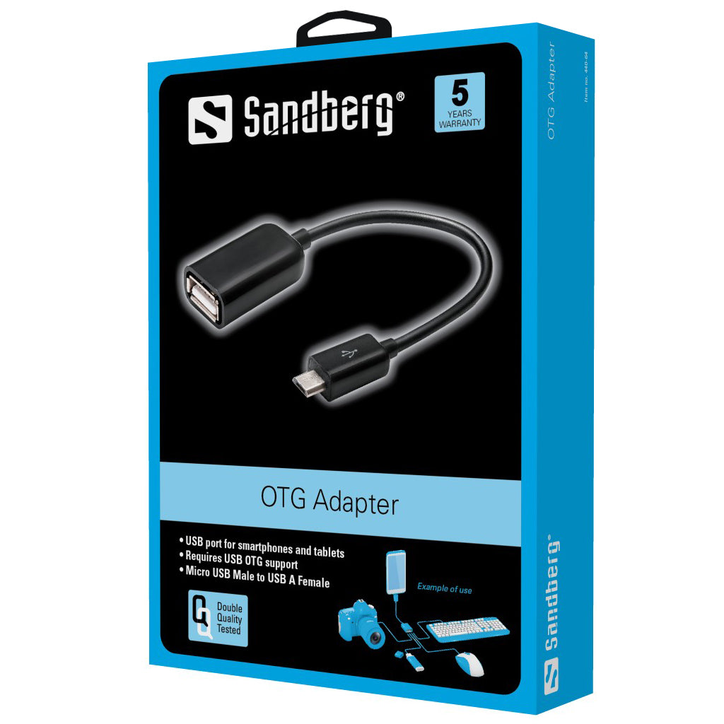 SANDBERG OTG-Adapter MicroUSB M - USB F