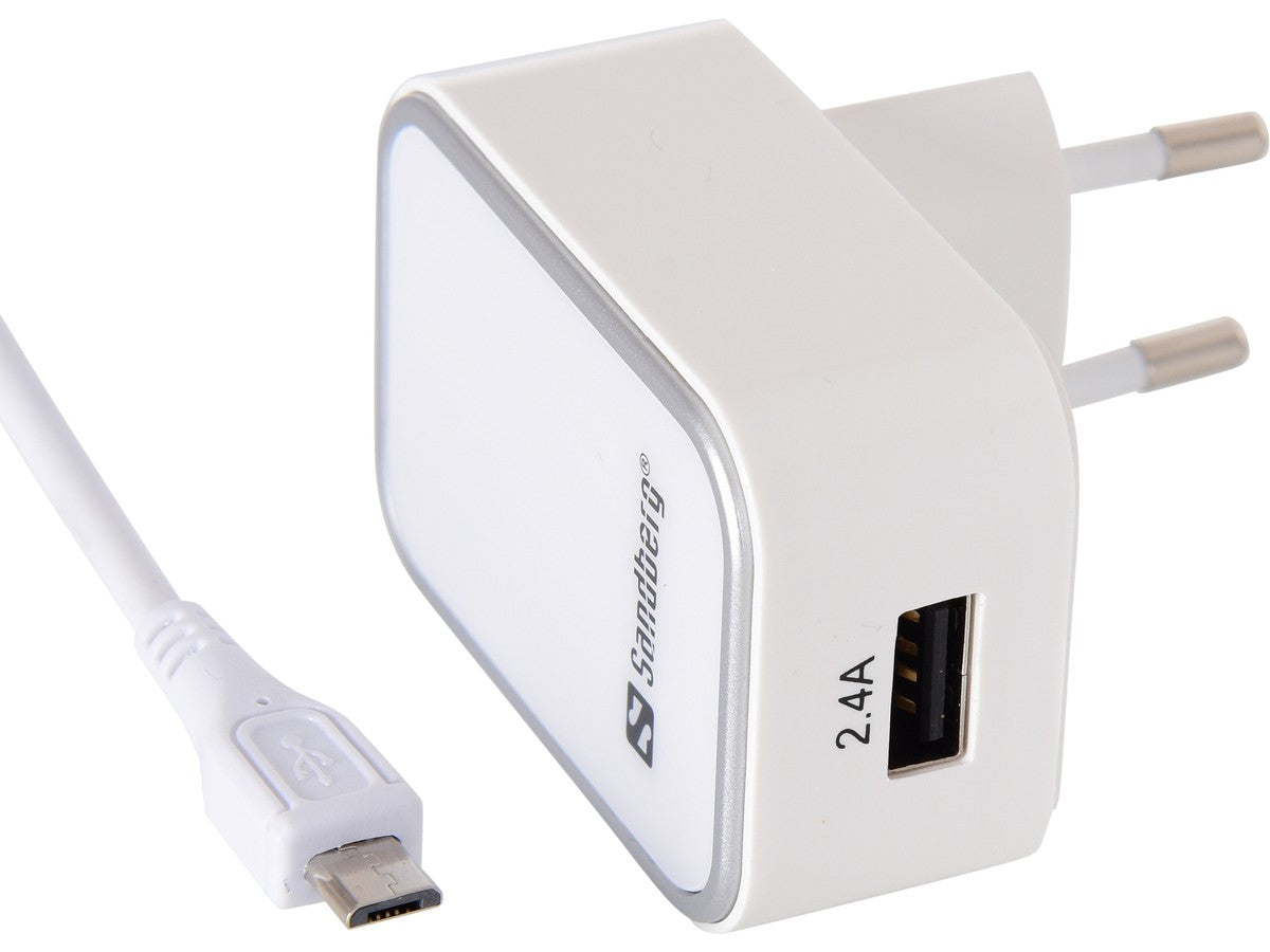 SANDBERG AC-Ladegerät EU Micro USB 2.4A