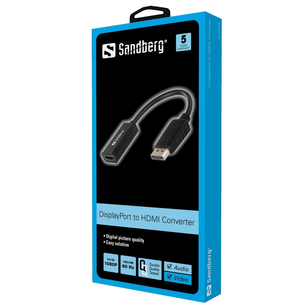 SANDBERG Adapter DisplayPort-HDMI