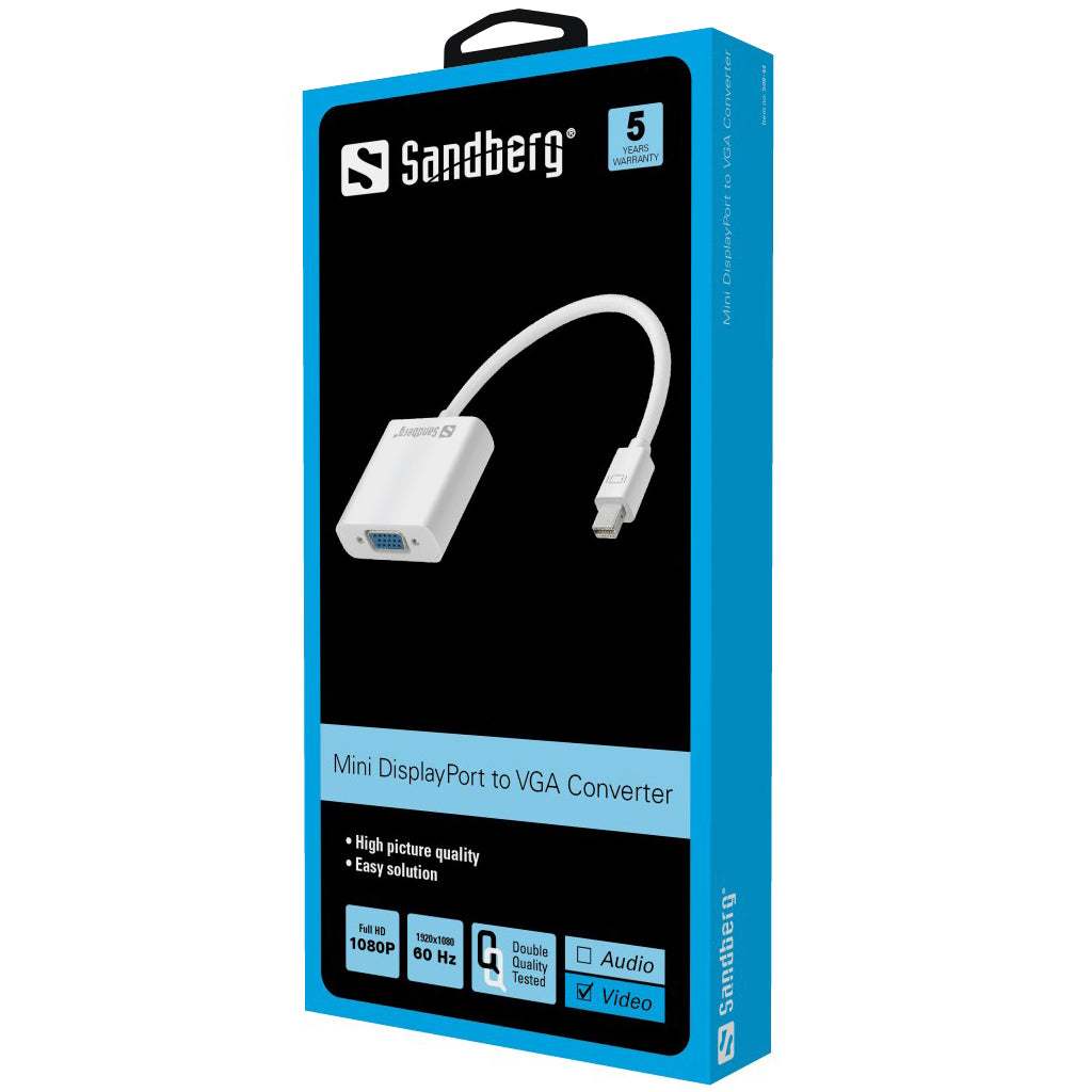 SANDBERG Adapter Mini DisplayPort-VGA